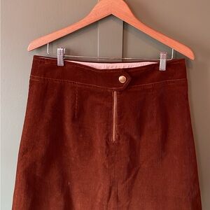 J. Crew Rich Brown Skirt